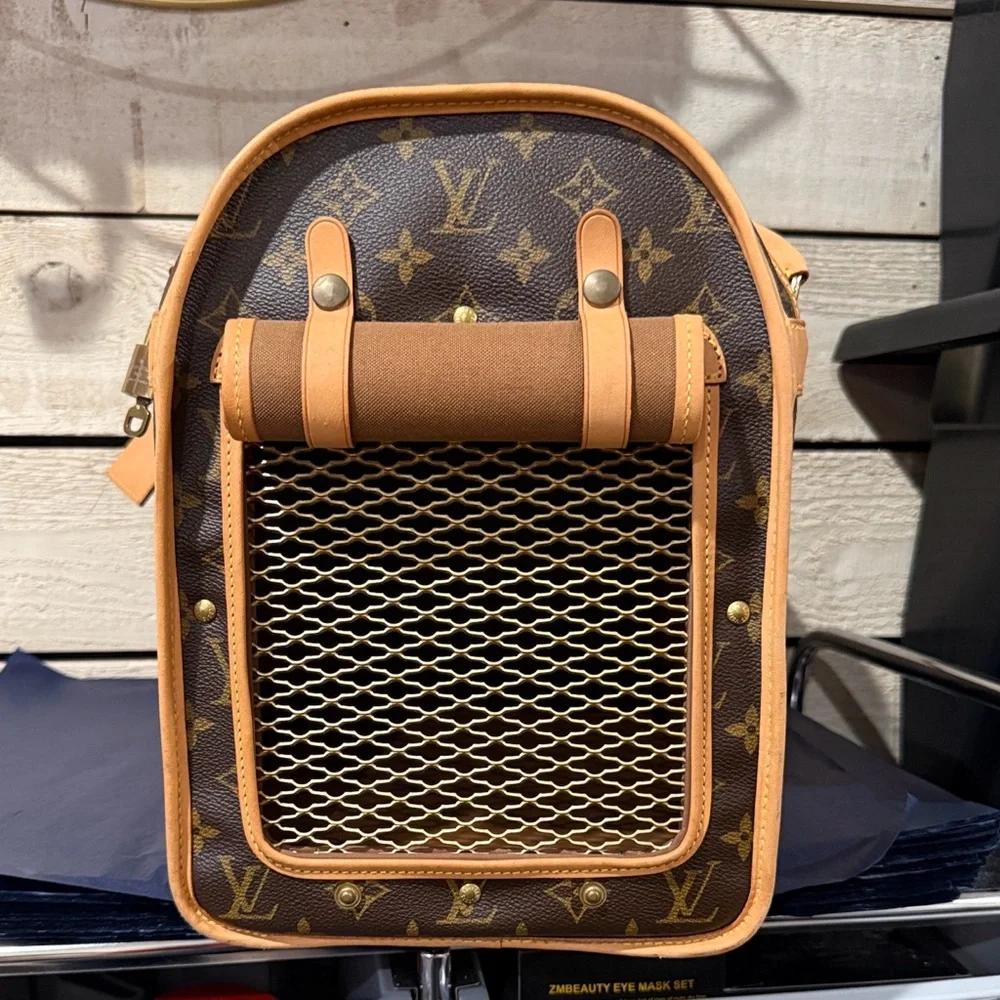 Louis Vuitton Monogram Pet Carrier - Authentic